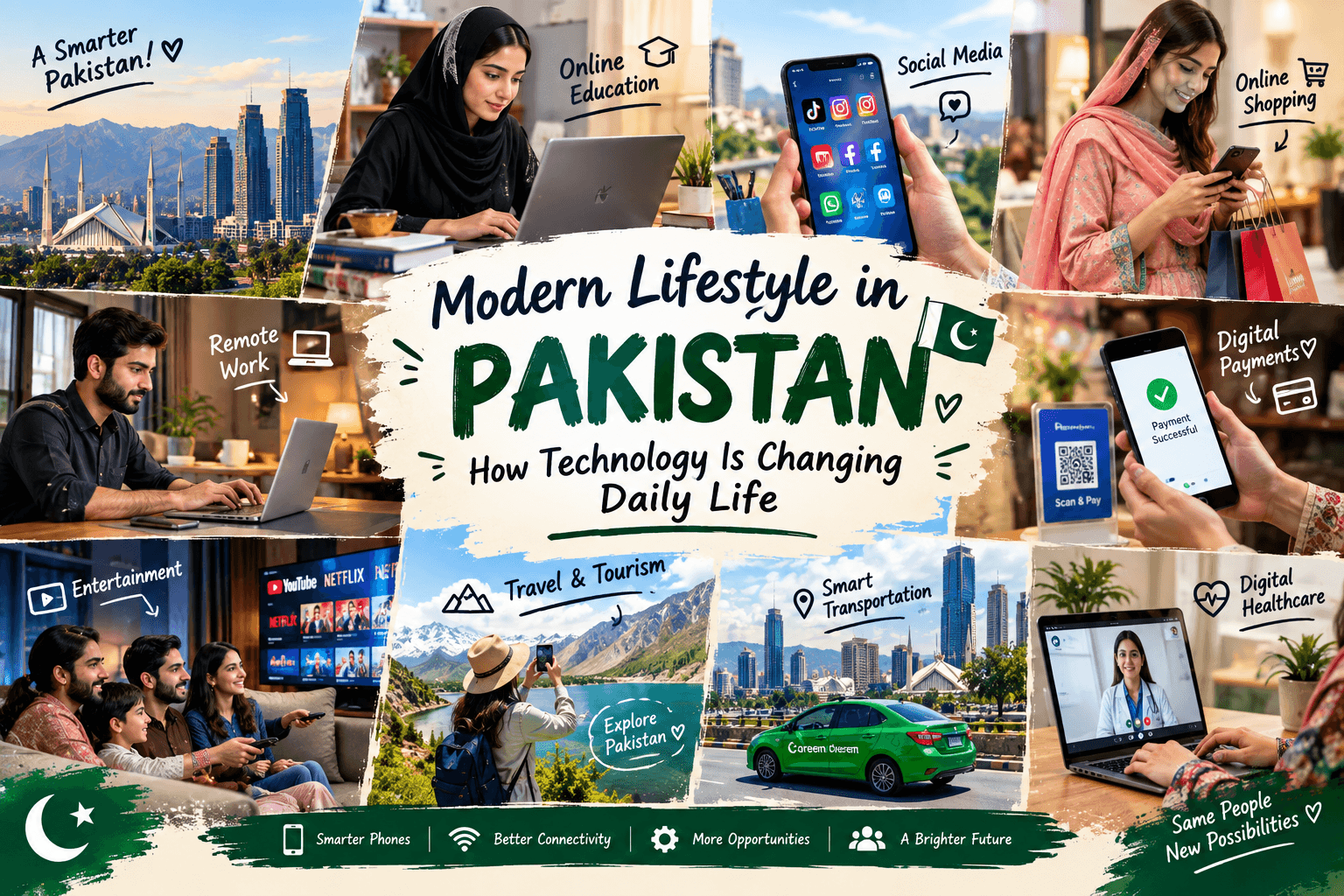 Modern Lifestyle in Pakistan: Technology & Daily Life