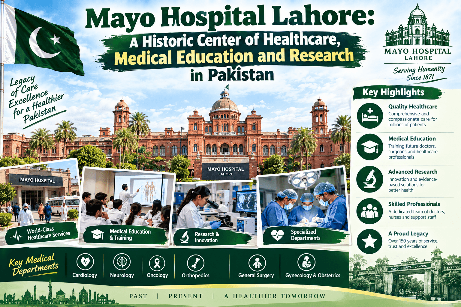 Mayo Hospital Lahore: A Historic Center of Healthcare, Medical Education and Research in Pakistan