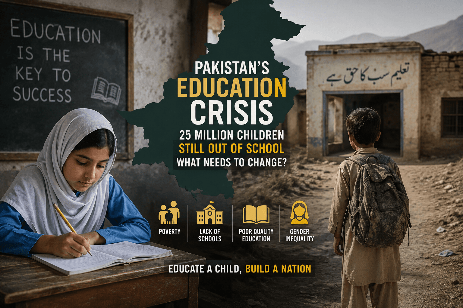 Pakistan’s Education Crisis: 25 Million Children Out of School
